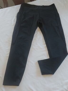Down Town Motion Black Active Leggings.Size XL